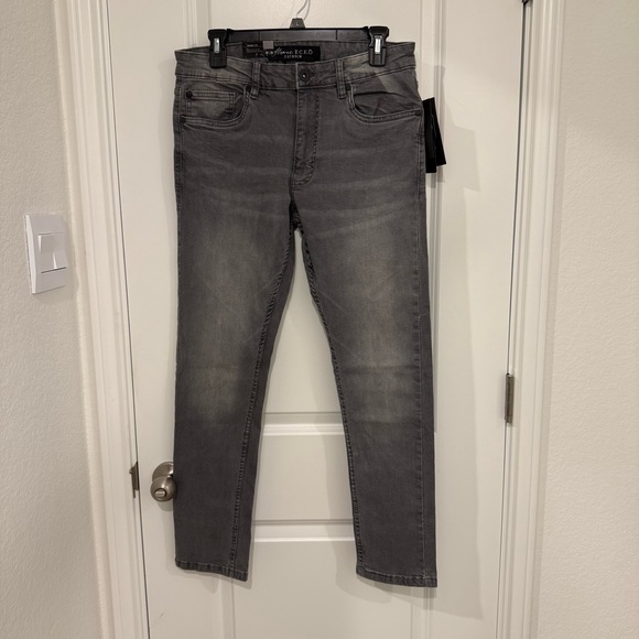 Marc Ecko Men's Cut & Sew Charcoal Slim Jeans Size 30x30 Street Wear Grunge - Picture 1 of 7